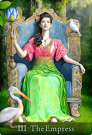 魔術師のトート・タロット｜女帝（大地の母）